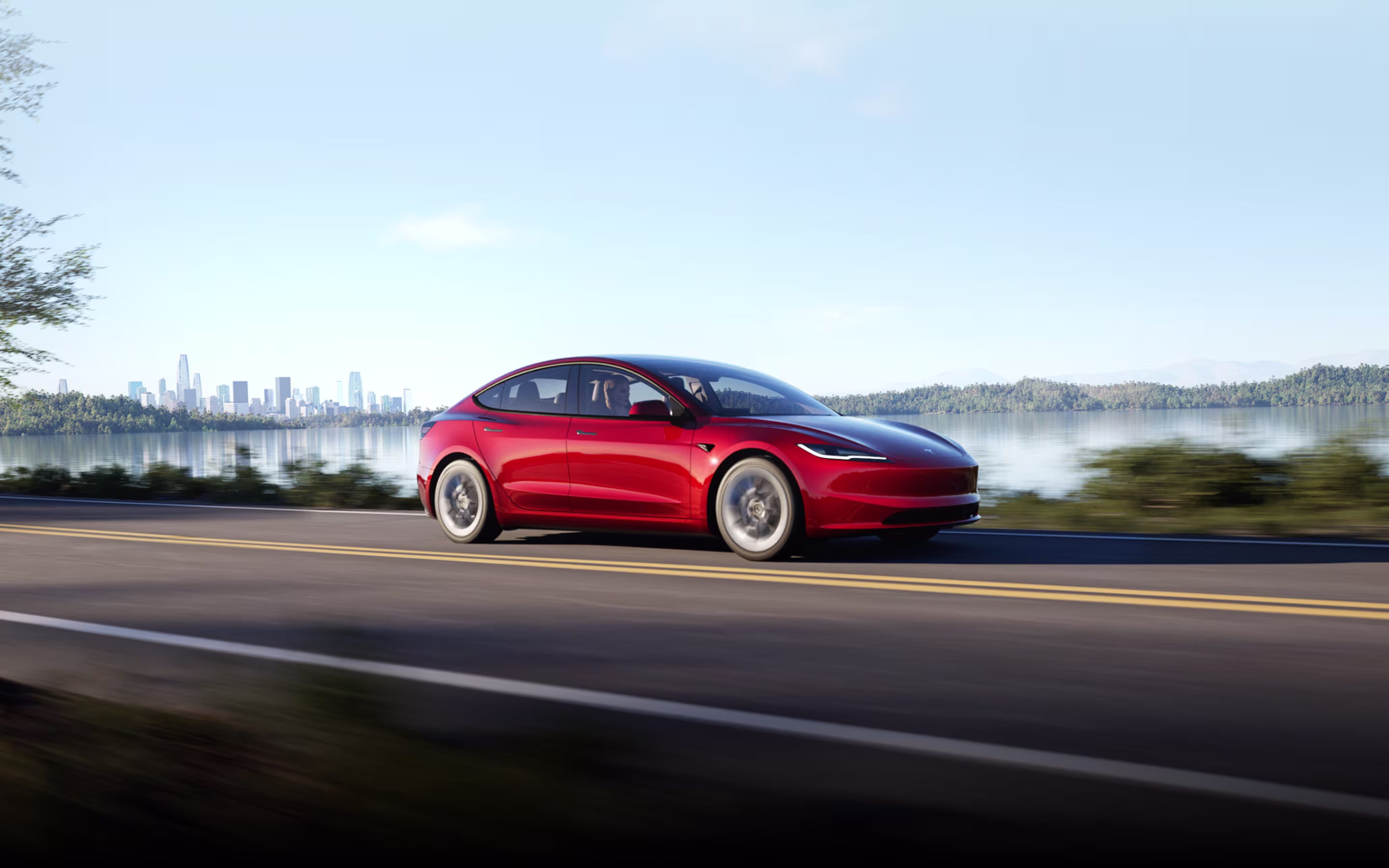 Tesla Model 3 RWD official vehicle view 1