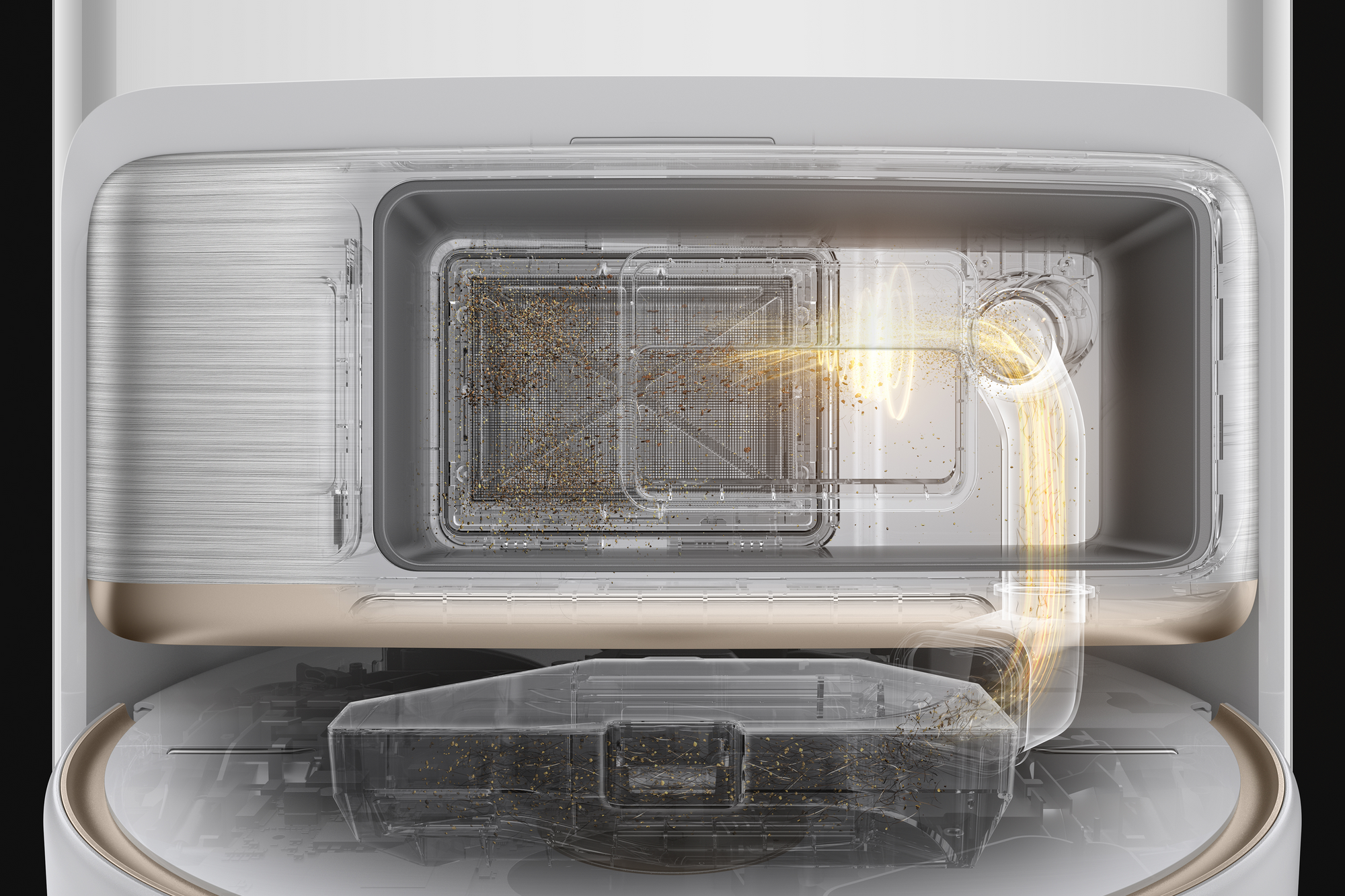 Official MOVA V70 bagless docking-station dust collection image